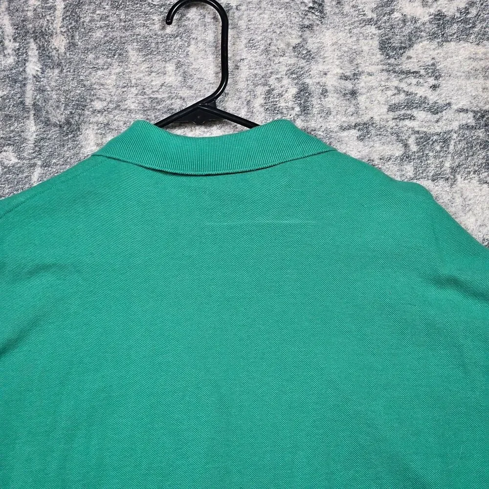 Polo Ralph Lauren Green Cotton Polo Shirt Mens L Classic Preppy Casual Summer